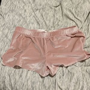 Madewell velvet pj shorts